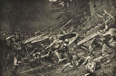 Roman-Germanic Wars' Battle of the Teutoburg Forest