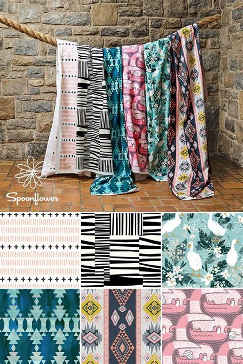 Bold And Bright Fabrics Summer 2018 Magazine 5 Designs Collected By Spoonflower Bright