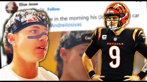 THE CINCINNATI BENGALS WR ANDREI IOSIVAS JUST SAID HOW AMAZING JOE