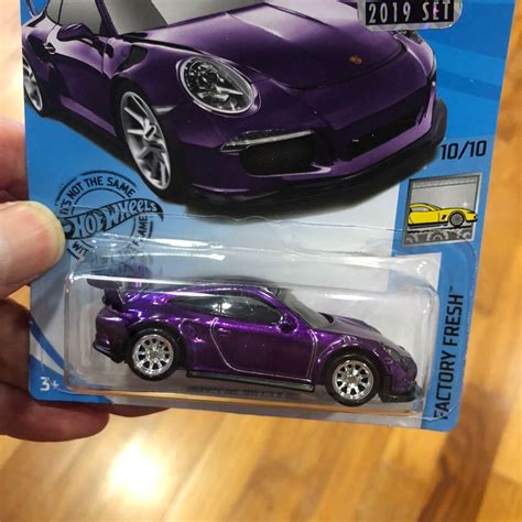 Hot Wheels Super Treasure Hunt Porsche GT RS Hobbies Toys Toys Games On Carousell