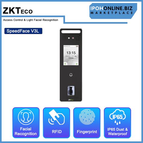 ZKTECO SpeedFace V3L LINUX BASED HYBRID BIOMETRIC Access Control