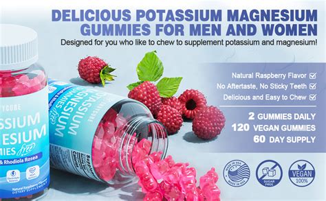 Amazon Potassium Magnesium Supplement Gummies Sugar Free