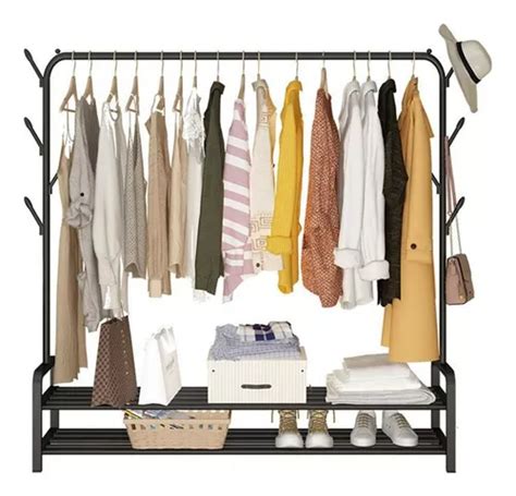 Rack Tipo Closet Para Colgar Tu Ropa Niveles Zapatera Abc Meses