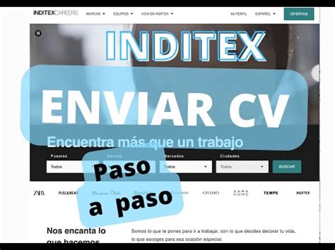 Consejos Para Enviar Tu Cv A Inditex Y Destacar Entre Los Candidatos