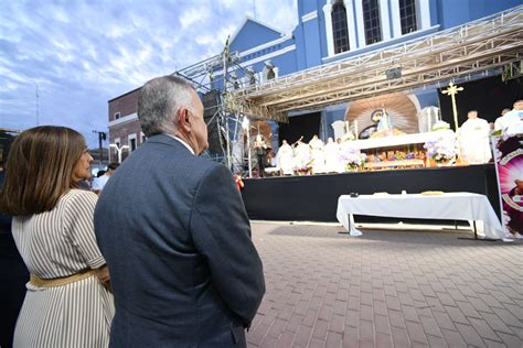 Jaldo participó de la misa y procesión en honor a la Virgen Inmaculada