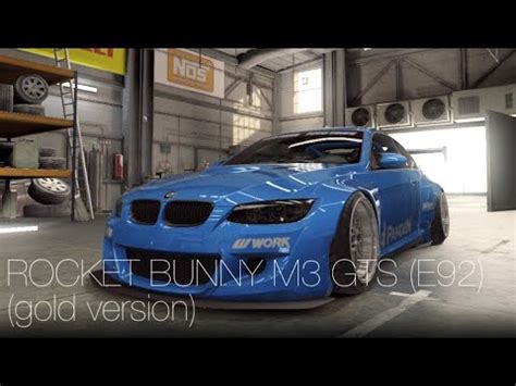 CSR2ROCKET BUNNY M3 GTS E92 Gold Version Tune Shift 7 519