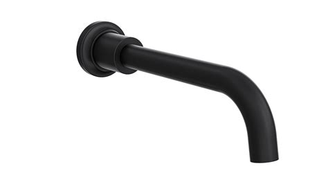 Tre Bath Spout Matte Black Linsol