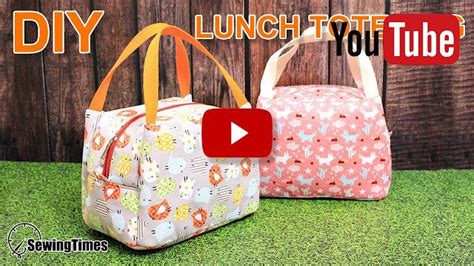 Diy Lunch Tote Bag Sewingtimes Artofit