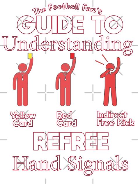 "Guide to Understanding Football Referee Hand Signals" Poster for Sale ...