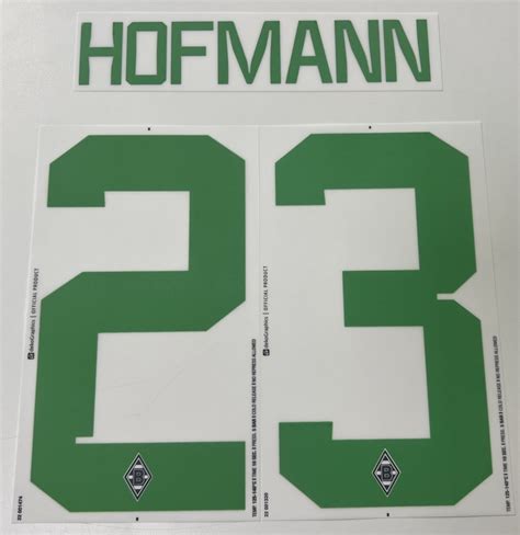 Original Borussia M Nchengladbach Rd Trikot Flock Cm Hofmann