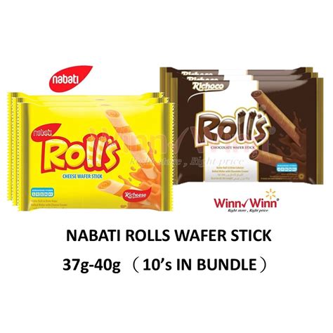 Bundle Nabati Rolls Cheese Choco Wafer Stick 37g 40g 10 S In 1 Bundle） Shopee Malaysia