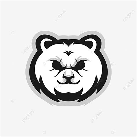 Panda Mascot Vector Design Images, Bad Panda Mascot, Panda, Cute ...