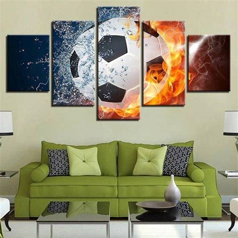 Vikings 1 – Abstract 5 Panel Canvas Art Wall Decor - Houston Wall