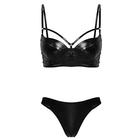 Erotische Dameskostuums Dames Latex Zomer Badpak Set Push Up