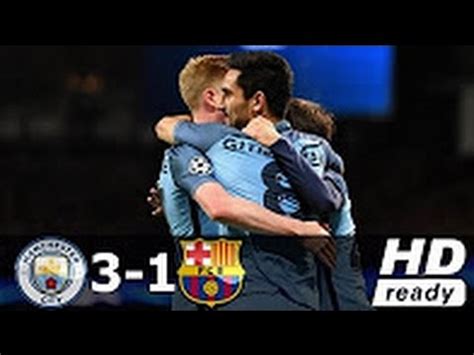 Manchester City Vs Barcelona All Goals Extended Highlights