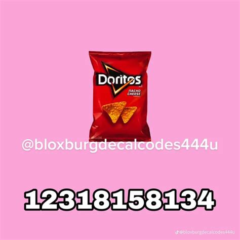 Pin On Bloxburg Snack Pictures Bloxburg Decals Codes Bloxburg Decal