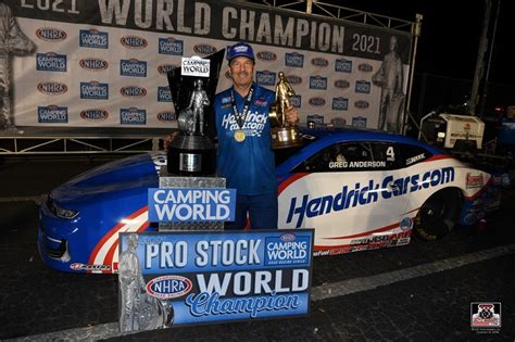 Greg Anderson Earns Fifth Nhra Pro Stock Championship Caps Season With