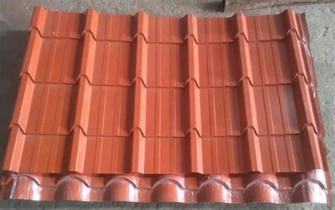 Tata Stainless Steel Tile Profile Roofing Sheets Color Coated At Rs 47