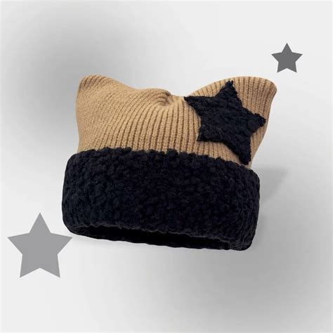 Star Cat Ears Hat Cat Ears Hat Ear Hats Cute Hats