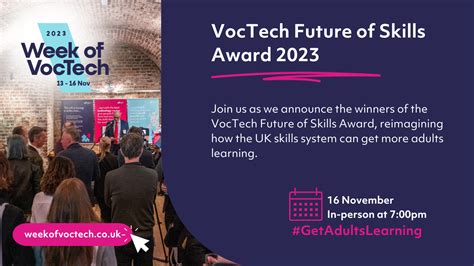 Announcing The Winners VocTech Future Of Skills Award 2023 Week Of