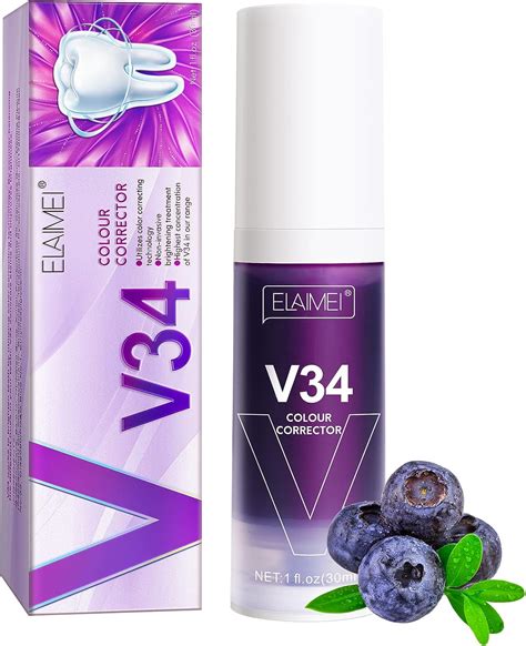 Amazon Purple Toothpaste For Teeth Whitening V Colour Corrector