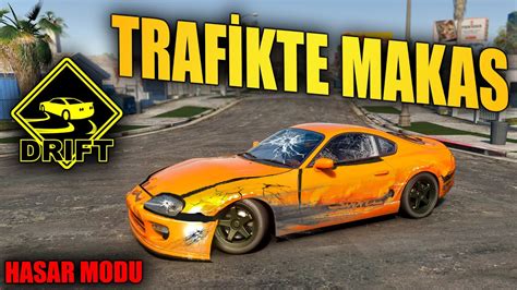 HASAR MODU İLE ASSETTO CORSA OYNADIM TRAFİK MODU VE GTA 5 HARİTASI