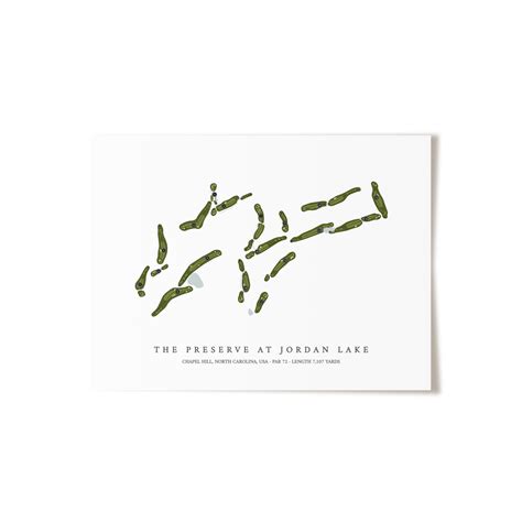 The Preserve at Jordan Lake | Golf Course Map