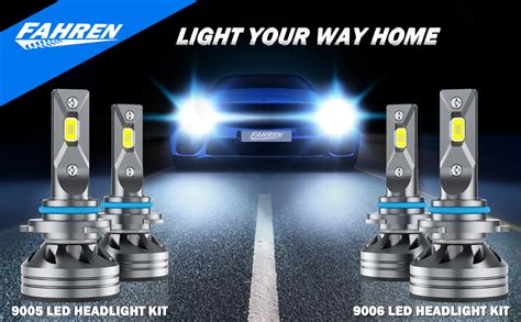 Fahren Hb High Beam Hb Low Beam Led Headlight Bulbs Combo