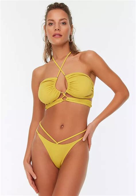 Buy Trendyol Strings Detailed Bikini Bottom 2024 Online ZALORA Singapore