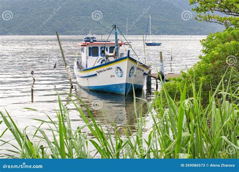 FLORIANOPOLIS BRAZIL JANUARY 21 2023 Boats On The Canal At Barra