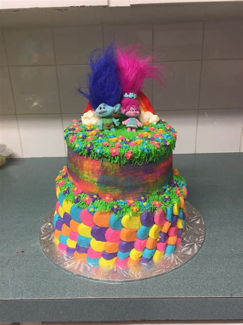 Trolls birthday cake : r/cakedecorating