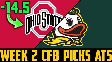 College Football Week 2 Picks Against The Spread 2021 Cfb Picks Ats