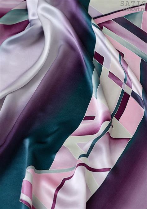 Модная женская одежда дизайн-лаборатории Сатис | Lenços de seda, Seda ...