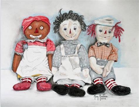 Raggedy Ann Doll, Raggedy Ann And Andy, Folk Art Dolls, Primitive Dolls ...