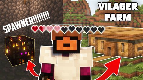 Villager Breeding Farm In Hardcore Youtube