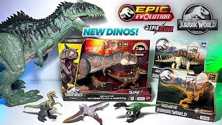 Unboxing NEW Jurassic World Dinosaurs! T-Rex Raptor Tuo... | Doovi