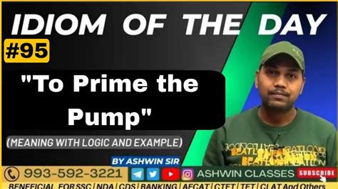 95 To Prime The Pump Idiom Of The Day 95 Meaning Origin