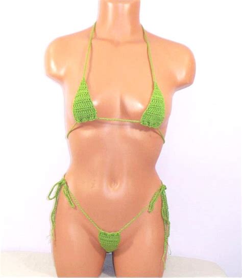 Extreme Sexy Micro G String Bikini Itty Bitty Tiny Micro Etsy