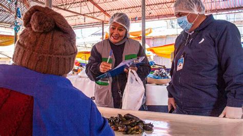 Inspecci N En Mercados De Juliaca En La Venta De Pescados Y Mariscos