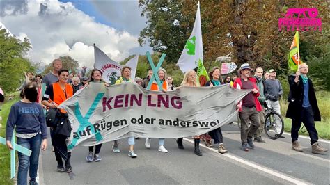 R Gen Demo Gegen Lng Fl Ssiggas Von Bi Lebenswertes R Gen Und Ende