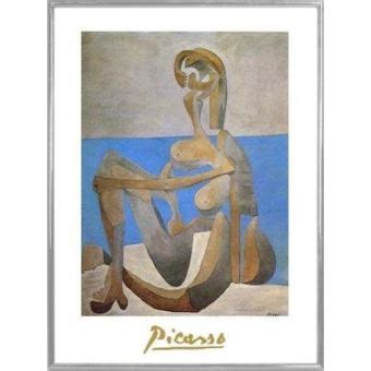 Poster Reproduction Encadr Pablo Picasso Baigneuse Assise Au Bord