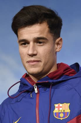 Philippe Coutinho Presentation Camp Nou Stadium Barcelona Spain