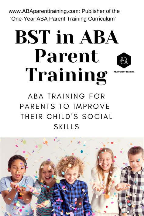 Aba Parent Training Social Skills Aba Training Parenting