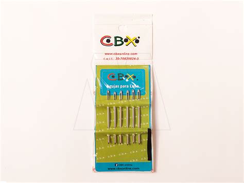 SET DE AGUJAS P LANA S PUNTA Nº55 10 BLISTER X 6UN Agujas y