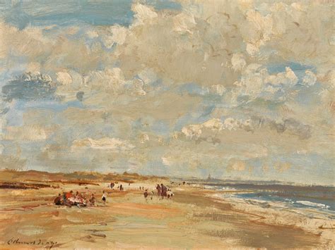 Beach scene, Norfolk coast | Old Master & 19th Century Paintings Day