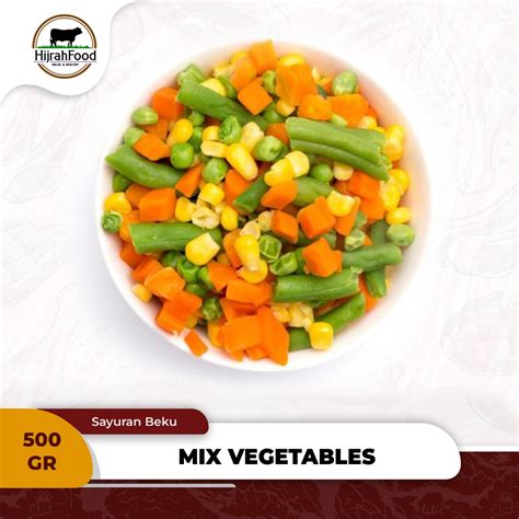 Jual Mixed Vegetables Way Gram Sayuran Beku Campur Shopee Indonesia