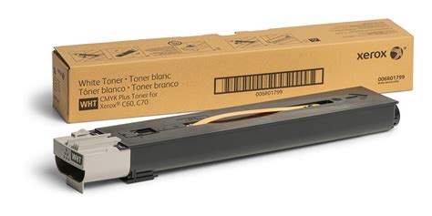 Xerox White Toner Cartridge For The Xerox Color C60 C70 006R01799