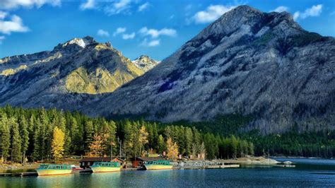 Lake Minnewanka Banff National Park Wallpapers - Wallpaper Cave