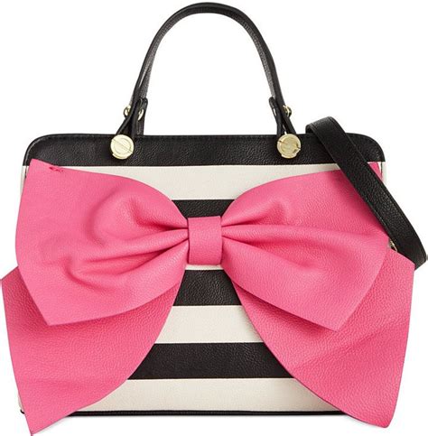 Betsey Johnson Macy S Exclusive Bow Regard Satchel Betsey Johnson