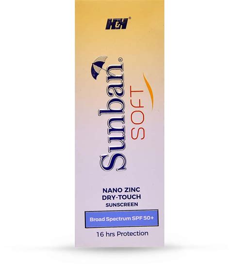 Buy Sunban Soft Spf 50 Sunscreen Gel 75gm Online And Get Upto 60 Off At